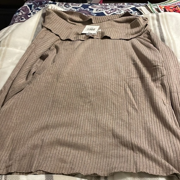 NWT Stitch Fix Evolution Buckskin Heather Thick Long Sleeve Top Sz 3X Soft Cozy - Picture 10 of 10